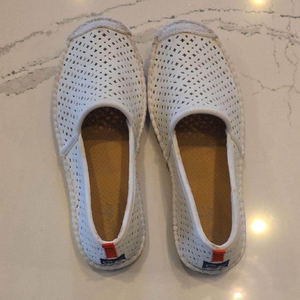 Seastar white eyelet women’s beachcomber espadrille size 9 - Picture 10 of 10